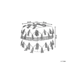 Beliani Poef THONDI - Beige Katoen 6 Beliani Poef THONDI - Beige Katoen -Puur Woood Winkel c74b55466bbe4dfab1235b64a1827379