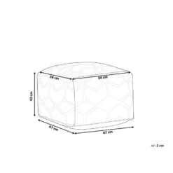 Beliani Poef MAMALA - Beige Jute -Puur Woood Winkel c8d27a4e87344471bbff63dd6c1aa4f5