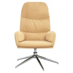 VidaXL Relaxstoel Kunstsuède Crèmewit -Puur Woood Winkel cb15f7ded0f244de8aa800eec4978124