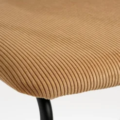 Mica Decorations Nanet Barkruk - H91 Cm - Velvet - Lichtbruin -Puur Woood Winkel d294ffe9d1e8461e976812e736c4f2dd