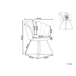 Beliani Fauteuil LOVELOCK - Blauw Fluweel -Puur Woood Winkel e13dc2e141f4407a9a8b47e95c047433