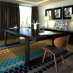 VidaXL 2x Gebogen Houten Eetkamerstoel Met Rugleuning Kunstleer Eetkamer Stoel -Puur Woood Winkel e206cec48d364705b18927086a51dcda