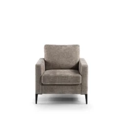 Fauteuil Flora Champagne Stof - Stof - Beige -Puur Woood Winkel e432ed372a8149b3a95fa3eb4261cdf5
