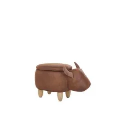 Beliani Dierenhocker COW - Bruin Kunstleer 6 Beliani Dierenhocker COW - Bruin Kunstleer -Puur Woood Winkel e7245abbb8be48b0a96b6c85c8ecd6d9
