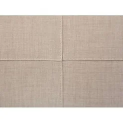 Beliani Ottomaan OSLO - Beige Polyester -Puur Woood Winkel e78adc9a21dd417982041dedb3d1fb61