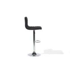 Beliani Barkruk ORLANDO - Zwart Polyester -Puur Woood Winkel e7fef54e988543da92290f708f8d84aa