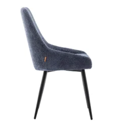 Furnihaus Eetkamerstoel Oscar Boucle Blauw Set Van 2 -Puur Woood Winkel e86431ee8b794347bb451442b687224c