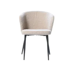 Giga Meubel Eetkamerstoel Bouclé - Stone - Stoel Juliette -Puur Woood Winkel ea3eeb505ed348c3ba5f0d492589c46e