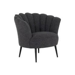 Giga Meubel Fauteuil Bouclé Stone - 57x85x80cm - Jada -Puur Woood Winkel ea72d8353d4d4150b1f5fe2735be9e4c