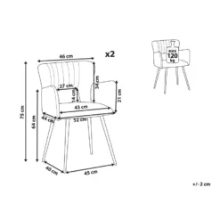 Beliani Eetkamerstoel SANILAC - Groen Fluweel -Puur Woood Winkel f0ae0e4df4c74b38870a6d359a7f6236 1