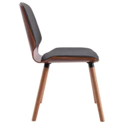 VidaXL Eetkamerstoelen 2 St Stof Grijs -Puur Woood Winkel f2201623afe64b9a98acfe465ca607e8