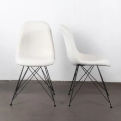 Giga Meubel Teddy Stoel - Eetkamerstoel Wit - Zithoogte 48cm - Set Van 2 -Puur Woood Winkel f4264e796eec40a78f74998fde98390e