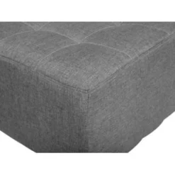 Beliani Ottomaan ABERDEEN - Grijs Polyester -Puur Woood Winkel f495612ff626485691c601b2168d9cb8