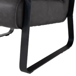 Giga Meubel Fauteuil Antraciet - PU-Leer - 62x80x82cm - Iwan -Puur Woood Winkel f9e98eaff21b4acebffa09de43e7bea0
