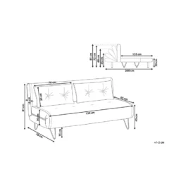 Beliani Tweezitsbank - VESTFOLD Zwart Fluweel -Puur Woood Winkel ff9212f2b81944b2ba3718a62cd60d6f 1