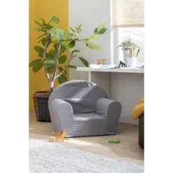 Kinderstoel Louis - Antraciet - 44x53x36 Cm -Puur Woood Winkel sf 12601270 1011